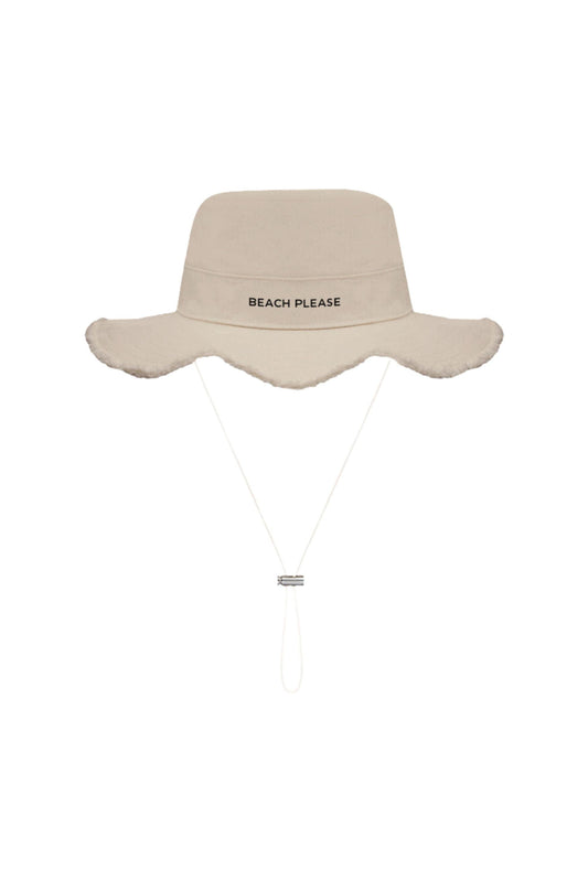 Luxury BEACH PLEASE Bucket Hat - BUCKET HAT