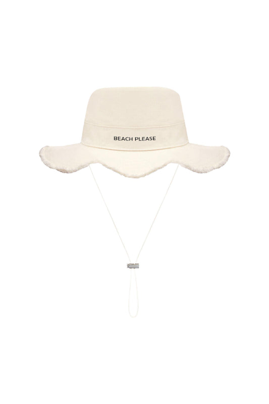 Luxury BEACH PLEASE Bucket Hat - BUCKET HAT
