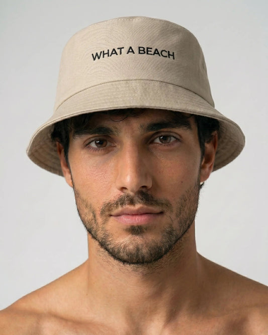 WHAT A BEACH REVERSIBLE BUCKET HAT - BUCKET HAT