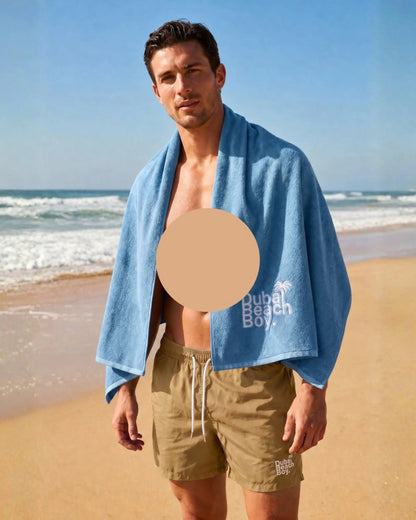 Dubai Beach Boy Beach Towel - Towel