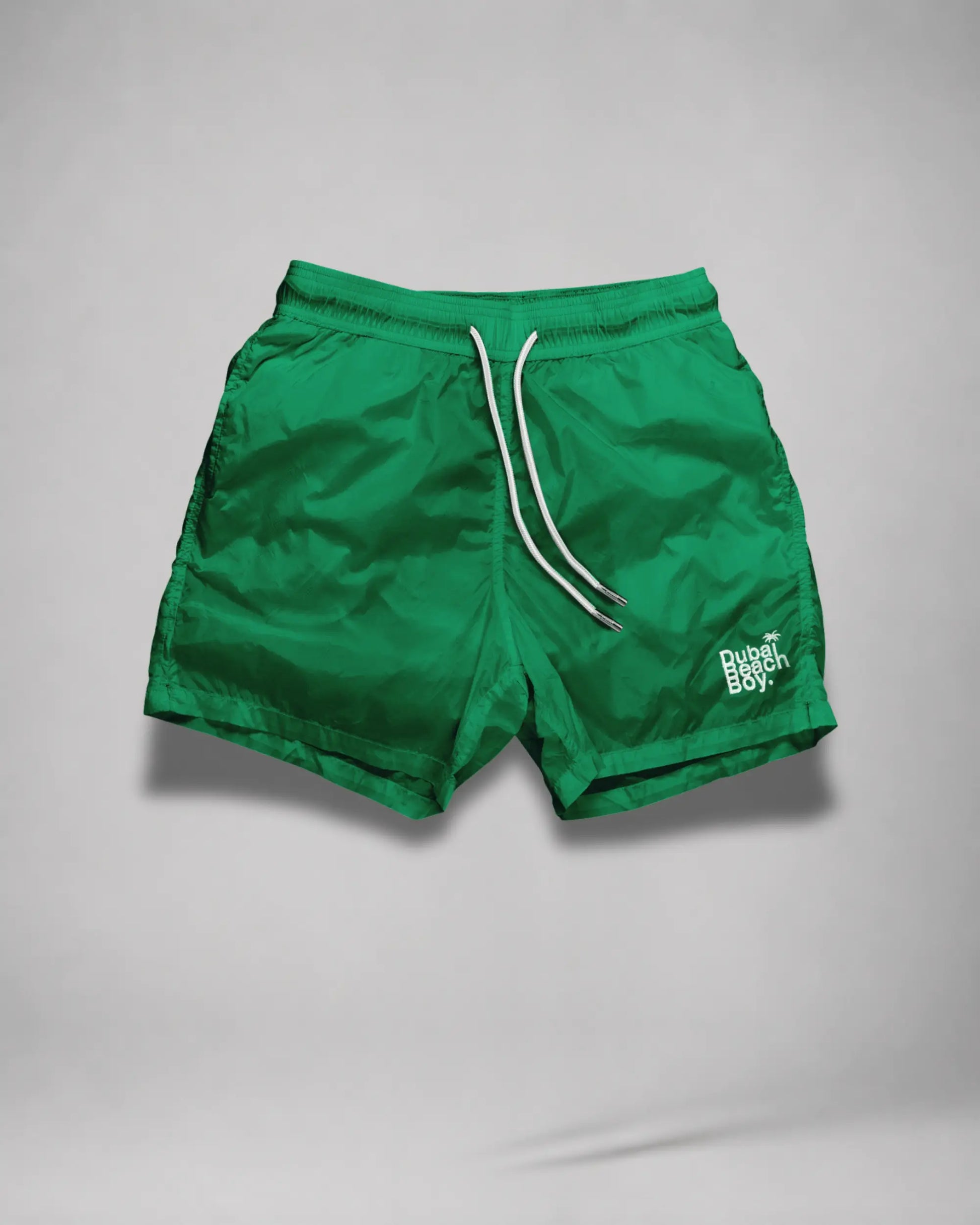 Dubai Beach Boy emerald green luxury swim shorts product image