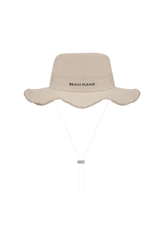 Luxury BEACH PLEASE Bucket Hat - BUCKET HAT