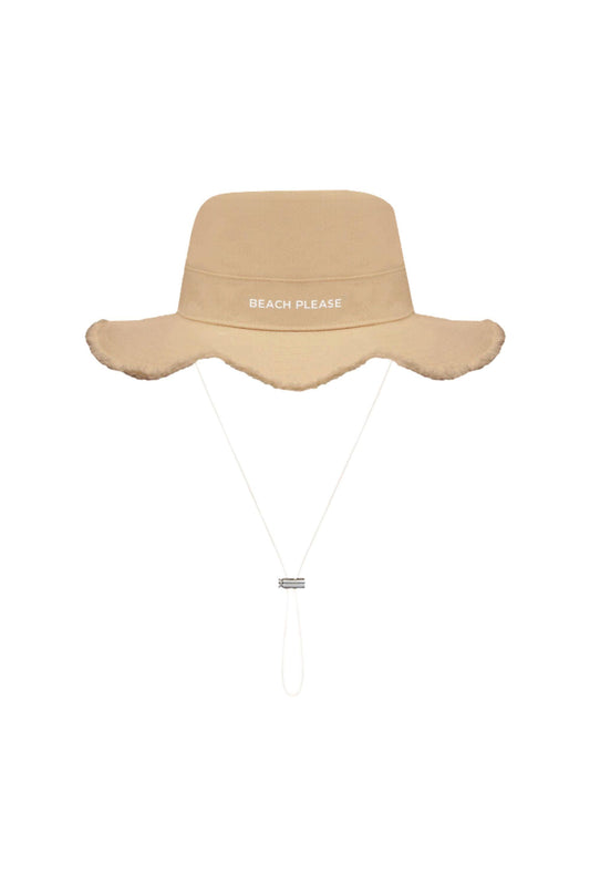 Luxury BEACH PLEASE Bucket Hat - BUCKET HAT