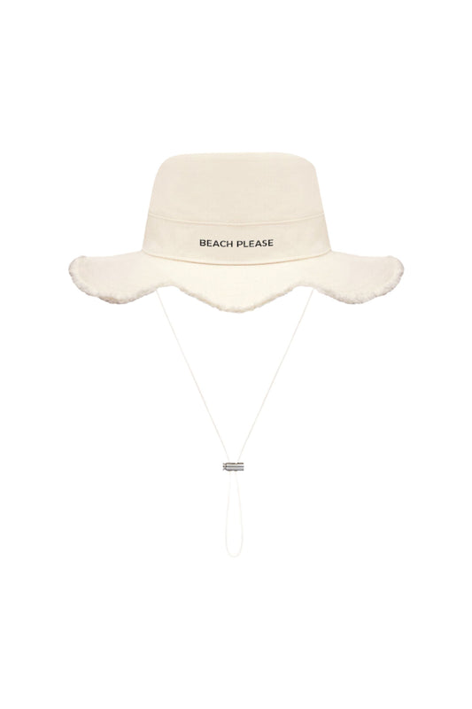 Luxury BEACH PLEASE Bucket Hat - BUCKET HAT