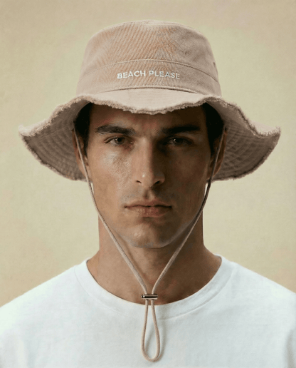 Luxury BEACH PLEASE Bucket Hat - BUCKET HAT