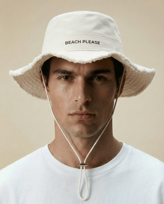 Luxury BEACH PLEASE Bucket Hat - BUCKET HAT