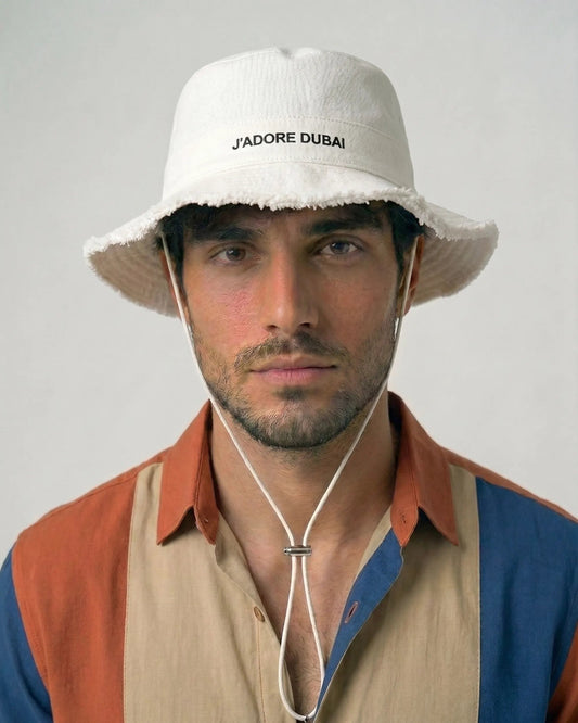 LUXURY J'ADORE DUBAI BUCKET HAT - BUCKET HAT
