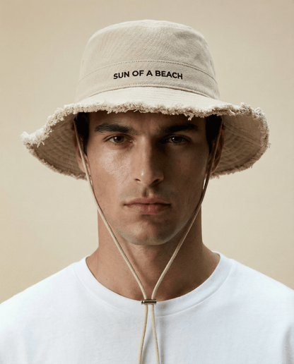 Luxury SUN OF A BEACH Bucket Hat - BUCKET HAT