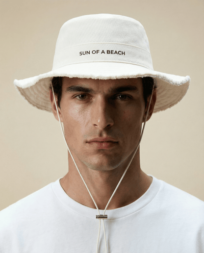 Luxury SUN OF A BEACH Bucket Hat - BUCKET HAT