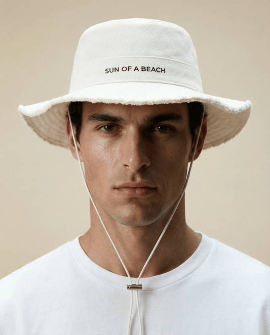 Luxury SUN OF A BEACH Bucket Hat - BUCKET HAT