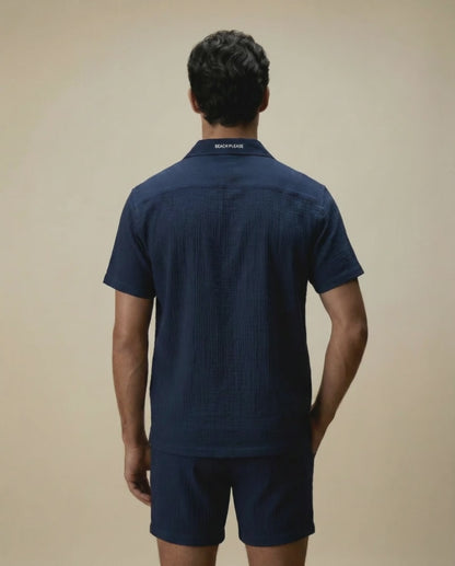 Ultra-Light Cotton Shirt and Shorts Set