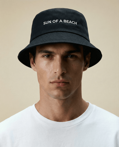 SUN OF A BEACH Reversible Bucket Hat - BUCKET HAT