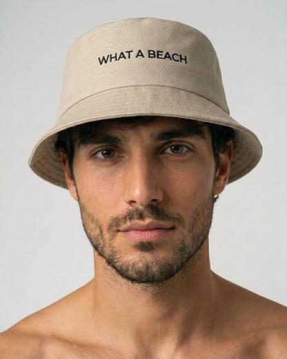 WHAT A BEACH REVERSIBLE BUCKET HAT - BUCKET HAT
