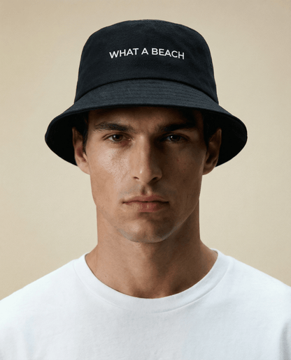 WHAT A BEACH Reversible Bucket Hat - BUCKET HAT