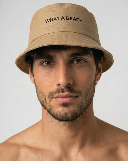 WHAT A BEACH REVERSIBLE BUCKET HAT - BUCKET HAT